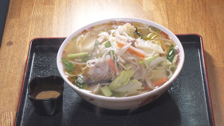 「らーめん　まかないや」　鯛だしタンメン（塩）