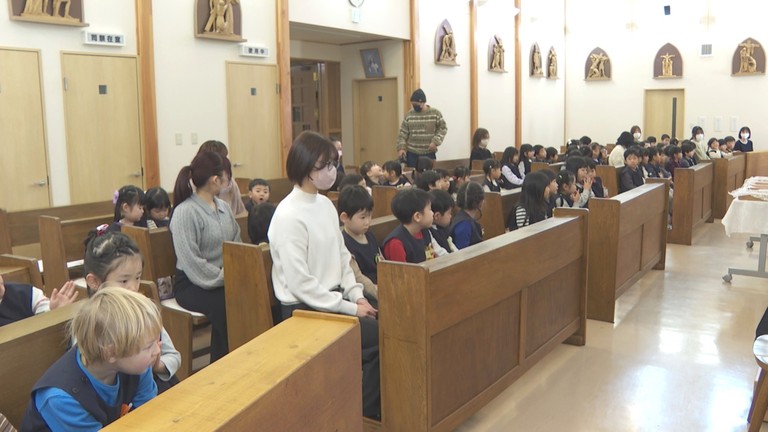 帯広藤幼稚園の「クリスマス会」