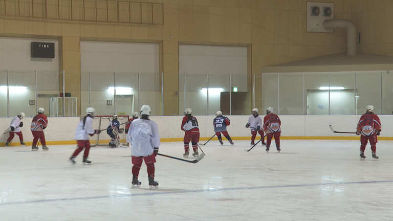 アイスホッケーに挑戦！