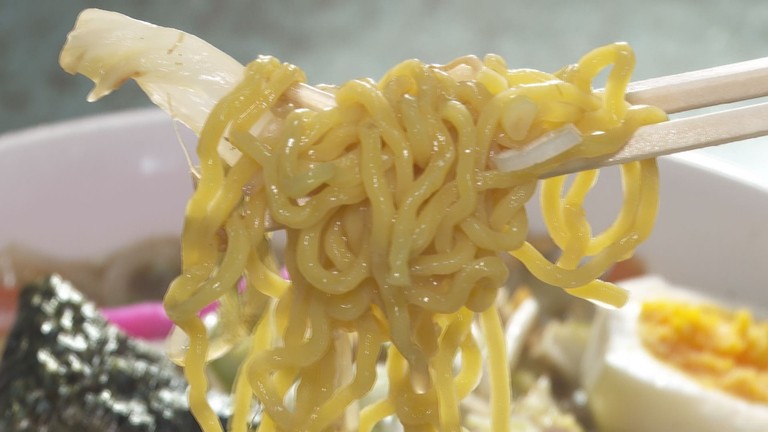 更別村のお食事処　あさひ、五目ラーメン醤油