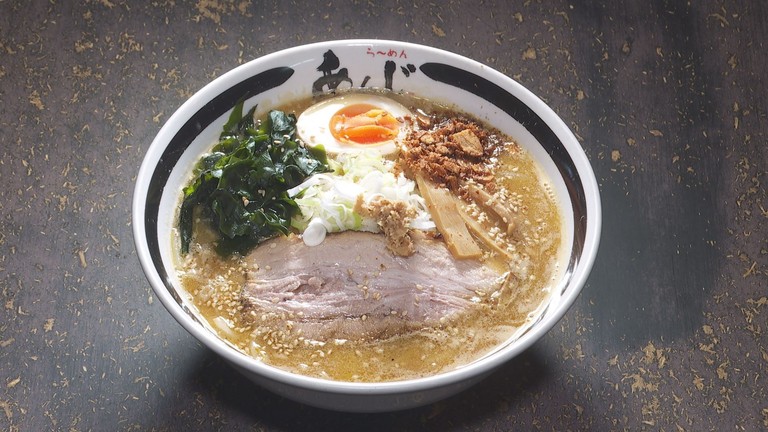 らーめん あんじの焙煎ごま味噌らーめんを紹介